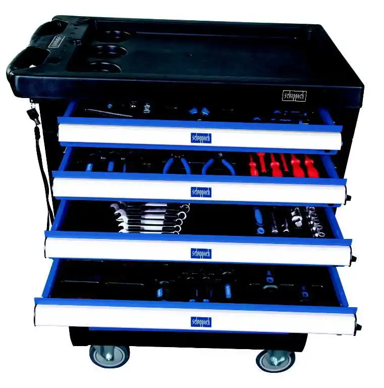 Tool trolley with tools 263 pcs