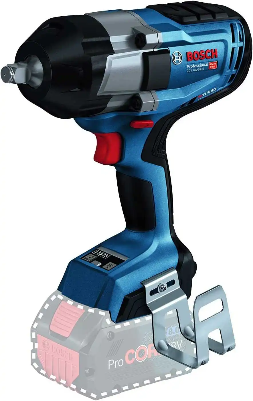 Bosch cordless impact wrench BITURBO GDS