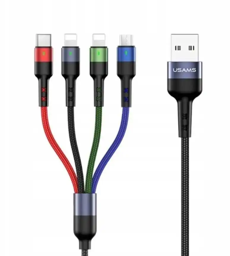 USAMS U26 4-in-1 USB-A / Lightning