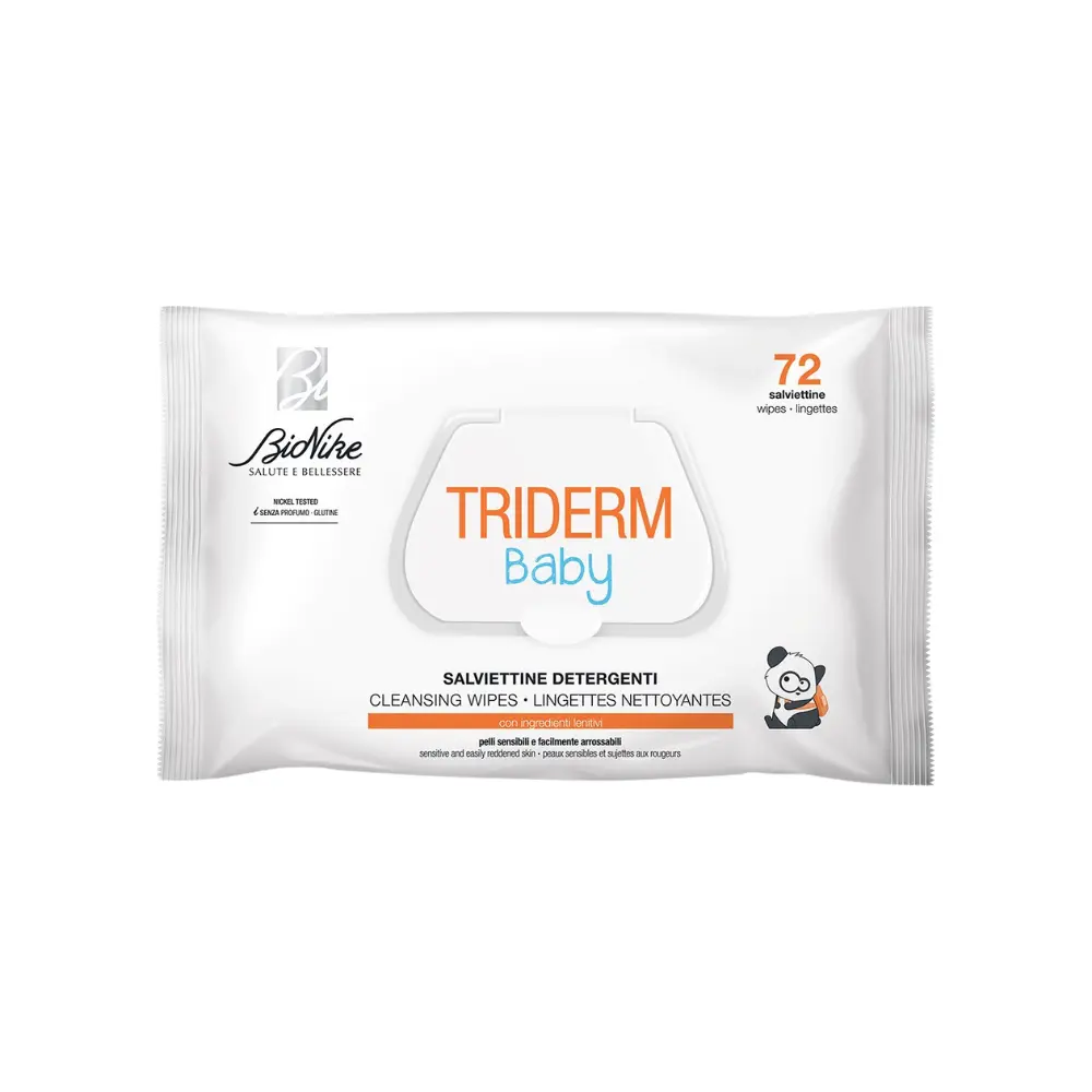 BioNike, Triderm Baby, Cleansing Wipes, For