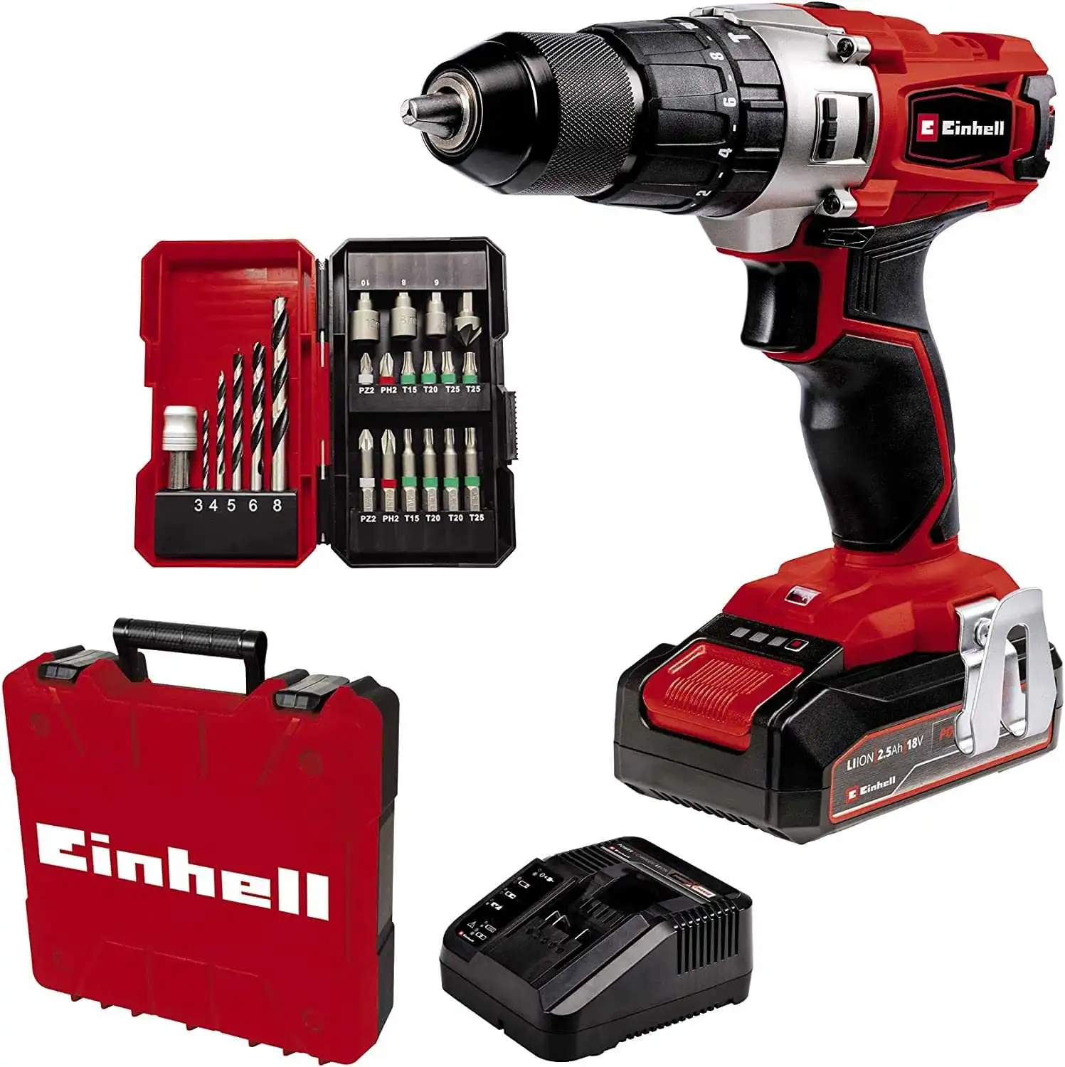 Einhell Cordless Impact Drill TE-CD 18/2