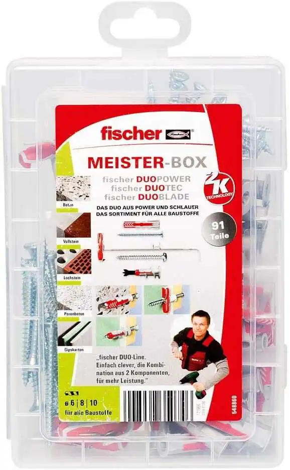 Fischer master box DUOLINE, dowels (light