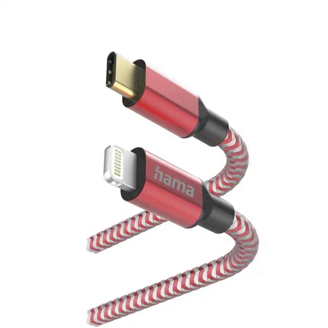 Hama 00201562 Reflective Charging Cable, USB-C