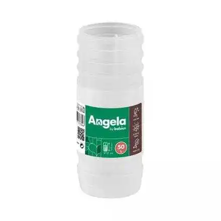 Bolsius Candle white Angela 14.5x5