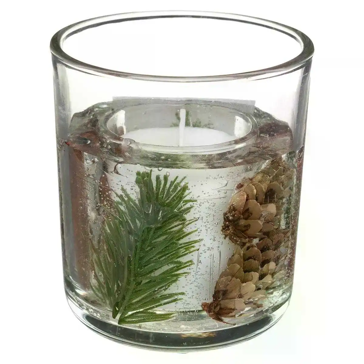 ATMOSPHERA Gel Candle with Christmas Pattern