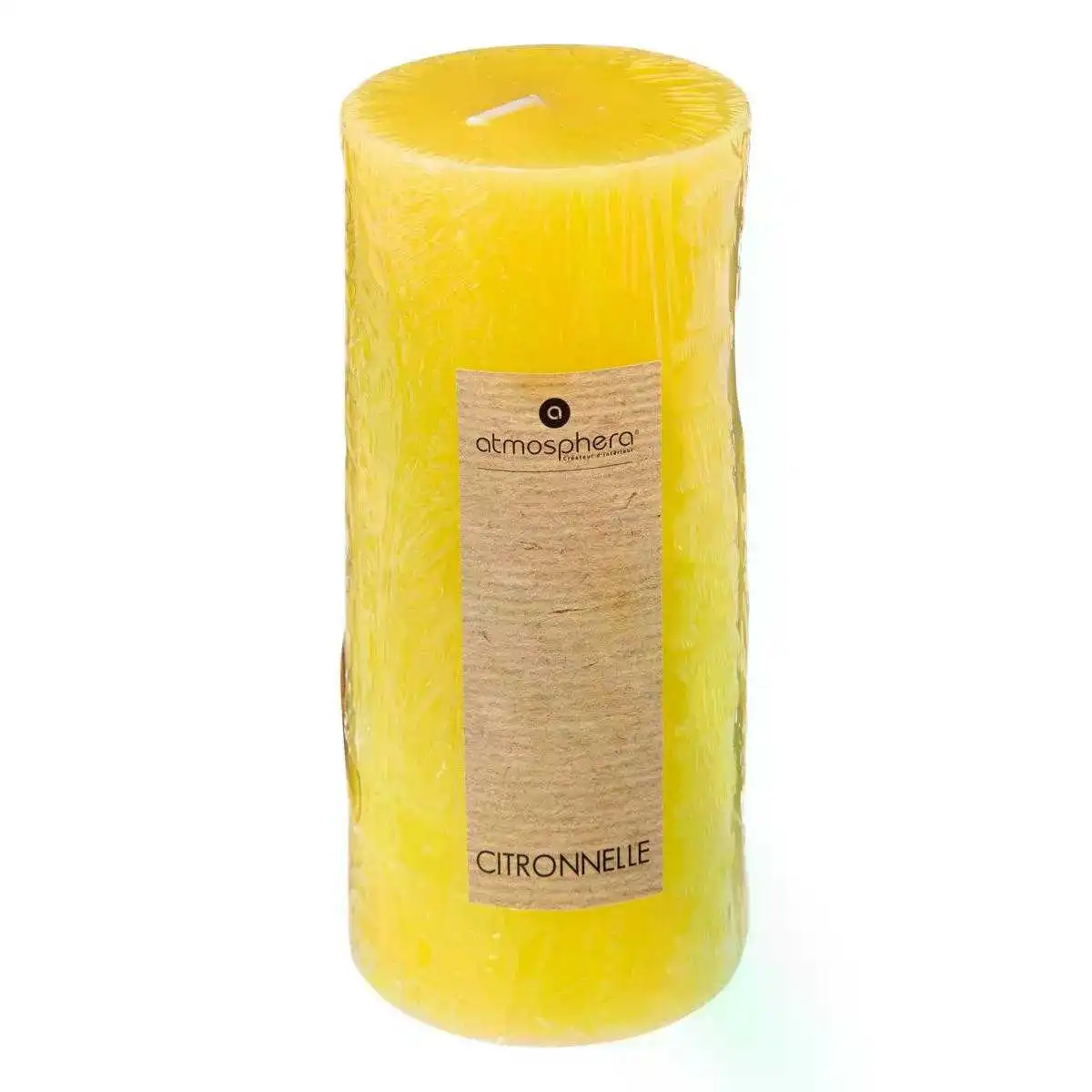 ATMOSPHERA Lemongrass scented round candle 358g
