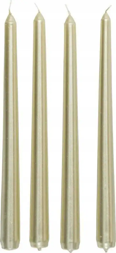 ATMOSPHERA CANDLES SATIN GOLD 192G 4PCS