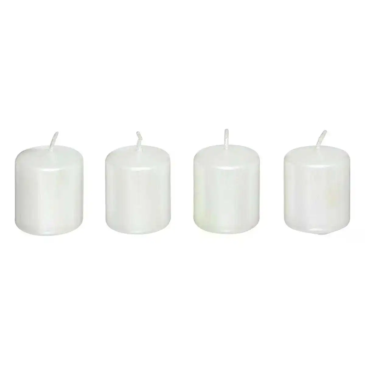 ATMOSPHERA CANDLES SATIN WHITE 4x40G