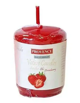 PROVENCE Candle Strawberry Ø4x5cm