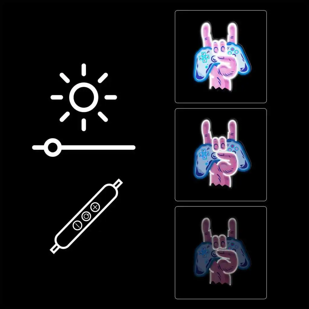 MANTA SNL109MT Style Neon Lights Hand