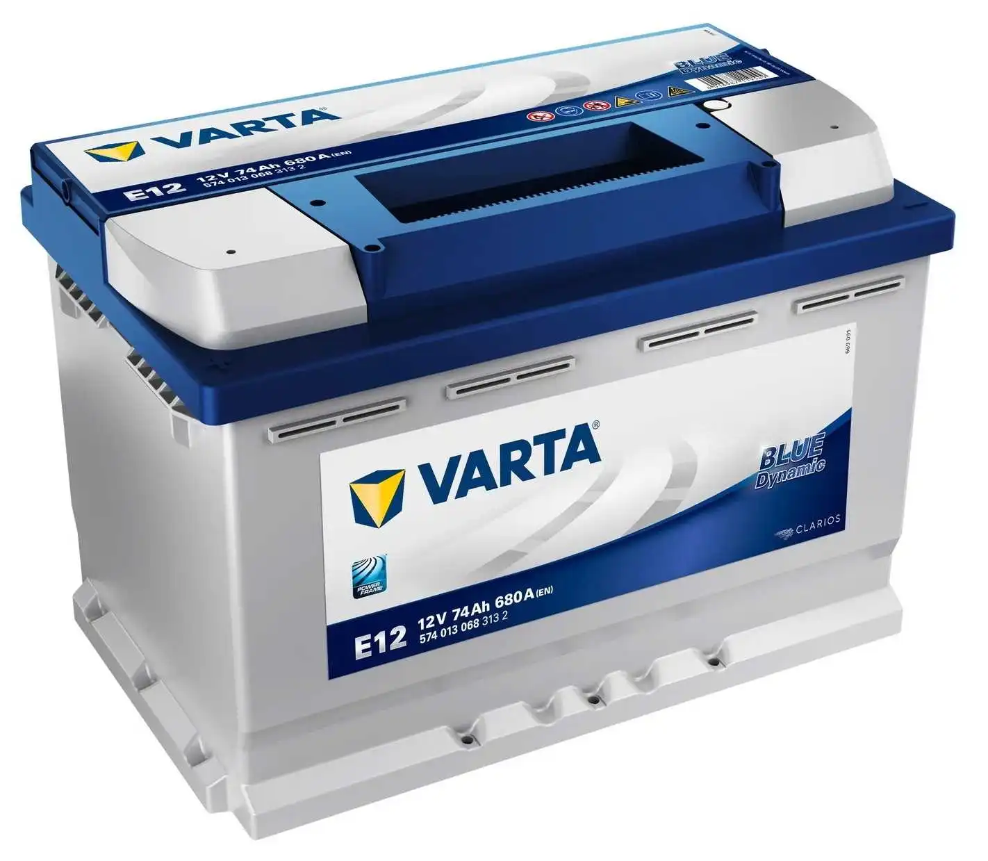 VARTA 574013068 E12 12V 74Ah 680A