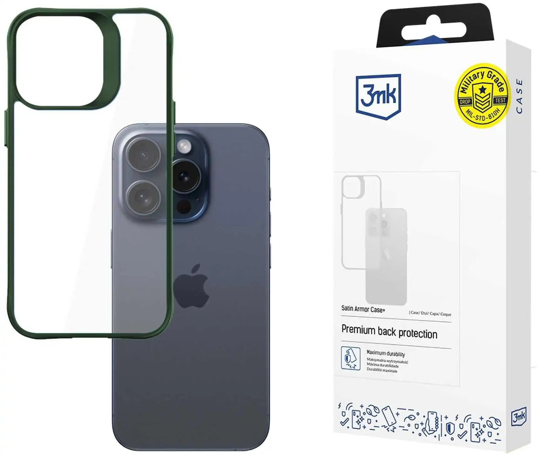 3MK Satin Armor Case+ Apple iPhone