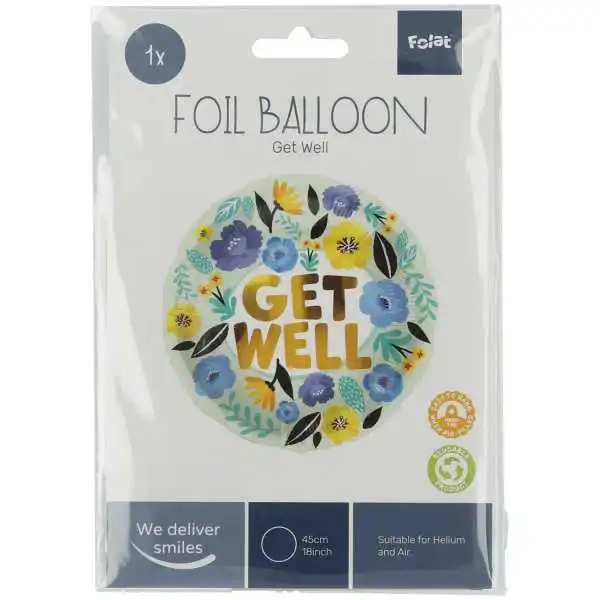 Folat Foil Balloon "Get well