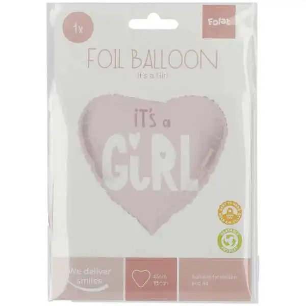 Folat Foil Balloon Heart shaped "