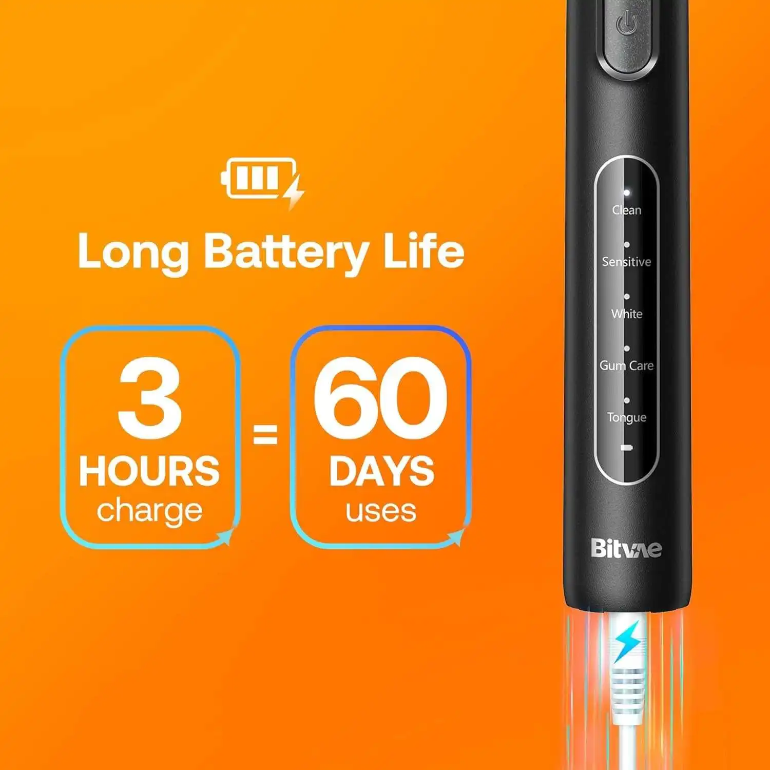 Bitvae R1 Electric toothbrush x8 brushes