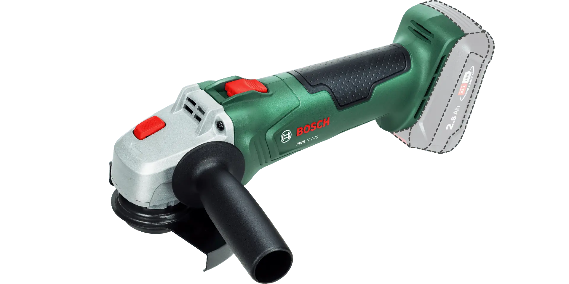 Bosch PWS 18V-70 solo, 125 mm