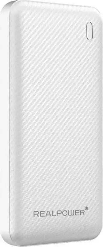 RealPower PB-10000 Plus 10000mAh White