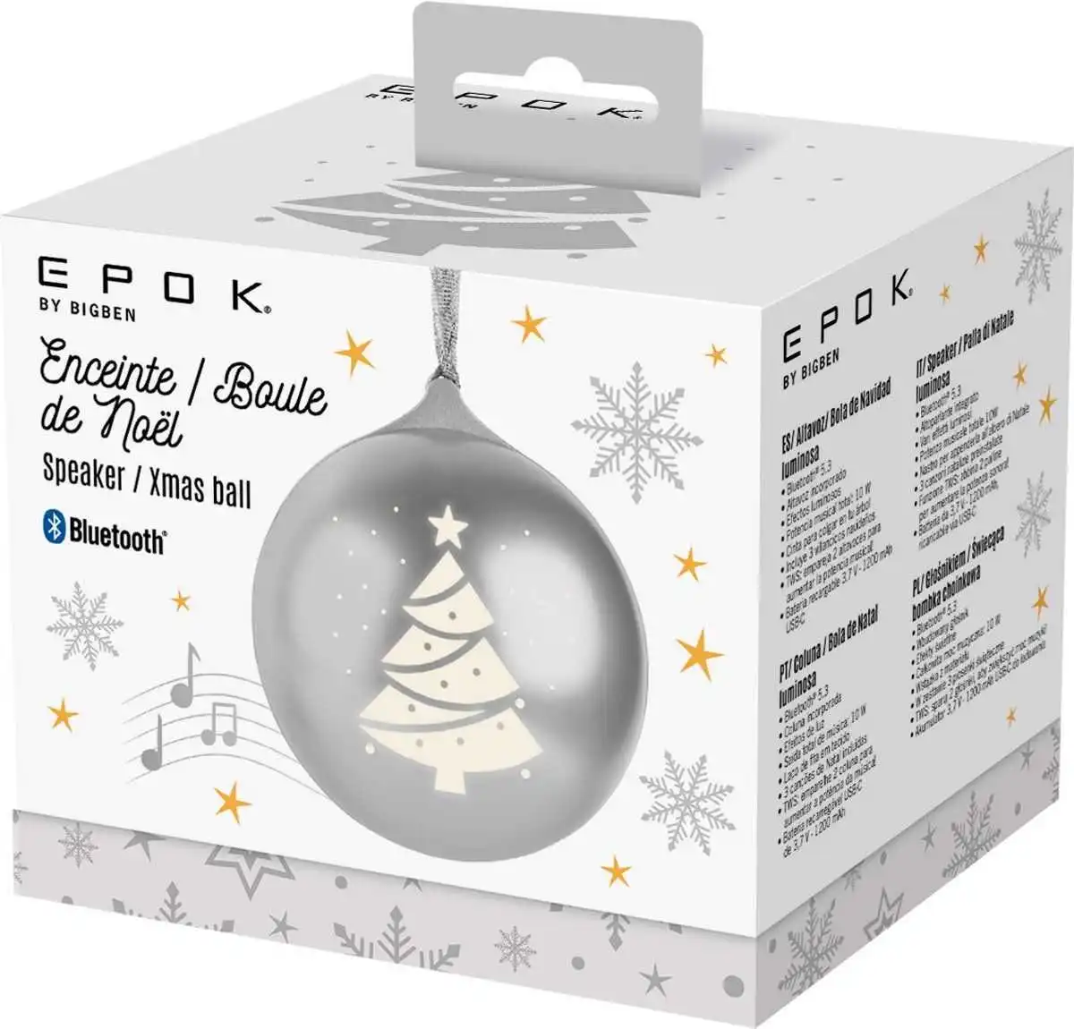 BigBen Xmas Ball Silver