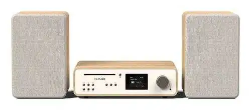 PURE Classic Stereo Cotton White/Oak