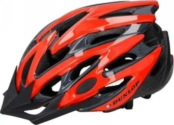 "Dunlop" MTB velosipēdu ķivere (sarkana