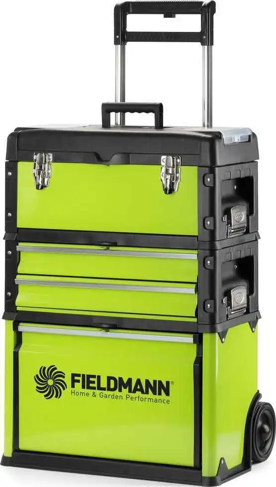 "Fieldmann" instrumentu kaste ar ratiņiem