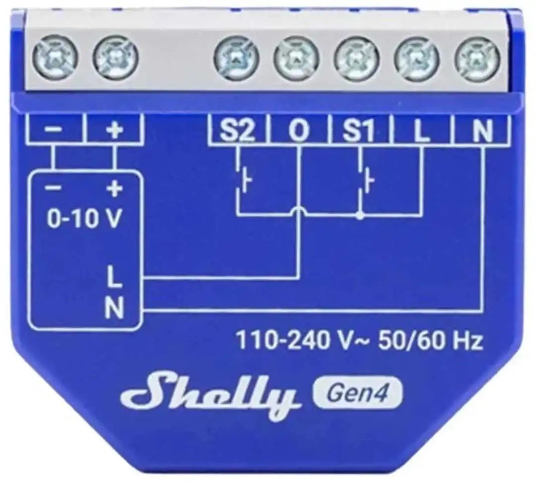 SHELLY 0/1–10 V PM Gen4 Blue