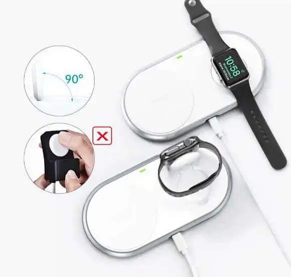 CHOETECH T317 Qi 2in1 White