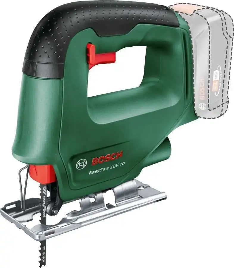 Bosch Cordless jigsaw EasySaw 18V-70 (green/black