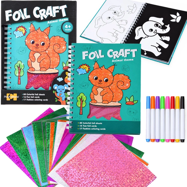 JOKOMISIADA Creative 2-in-1 holographic coloring book