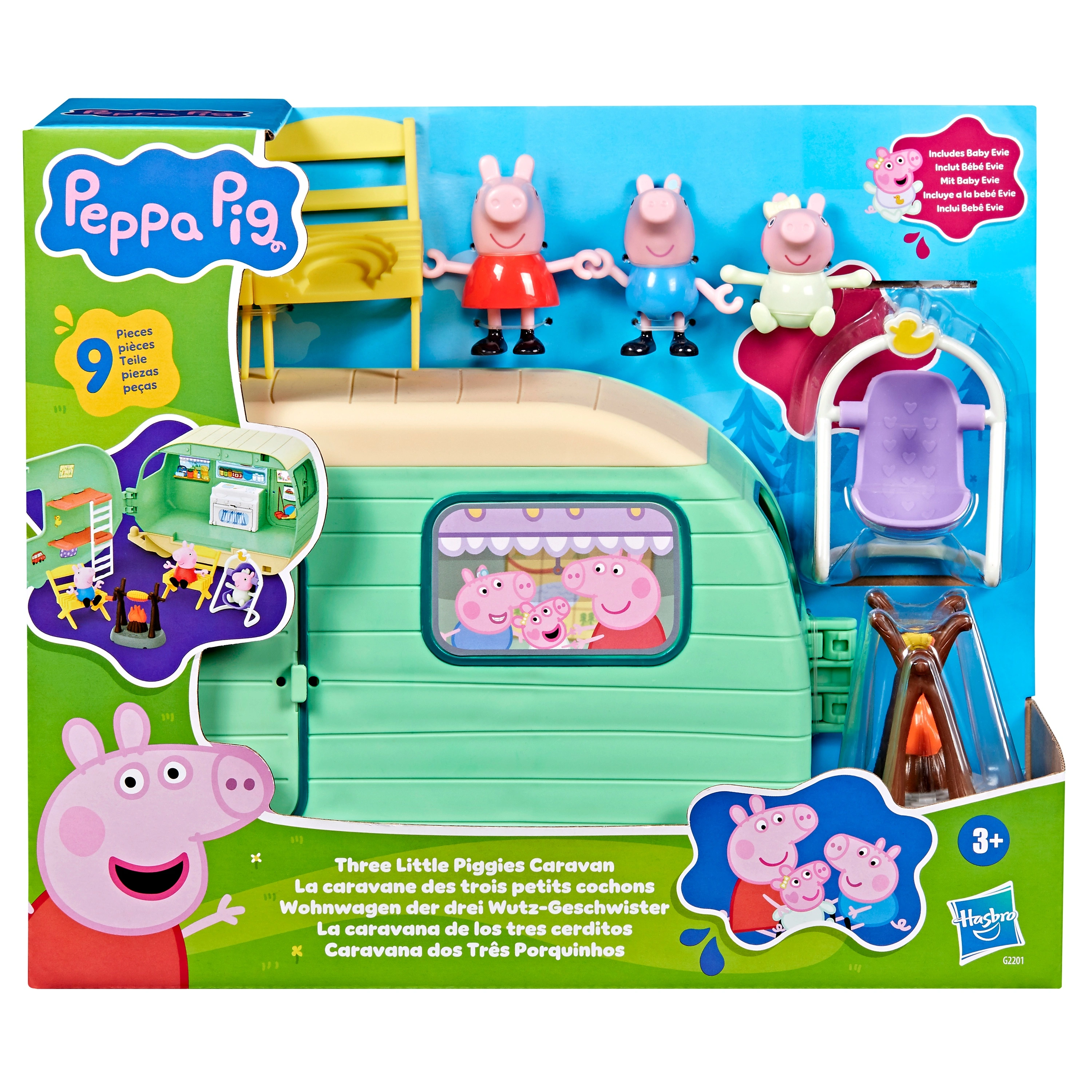 PEPPA PIG Rotaļu komplekts Trīs sivēntiņu