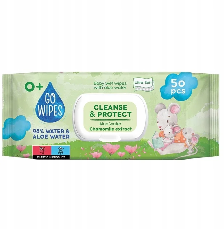 "GoWipes" mitrās salvetes bērniem "