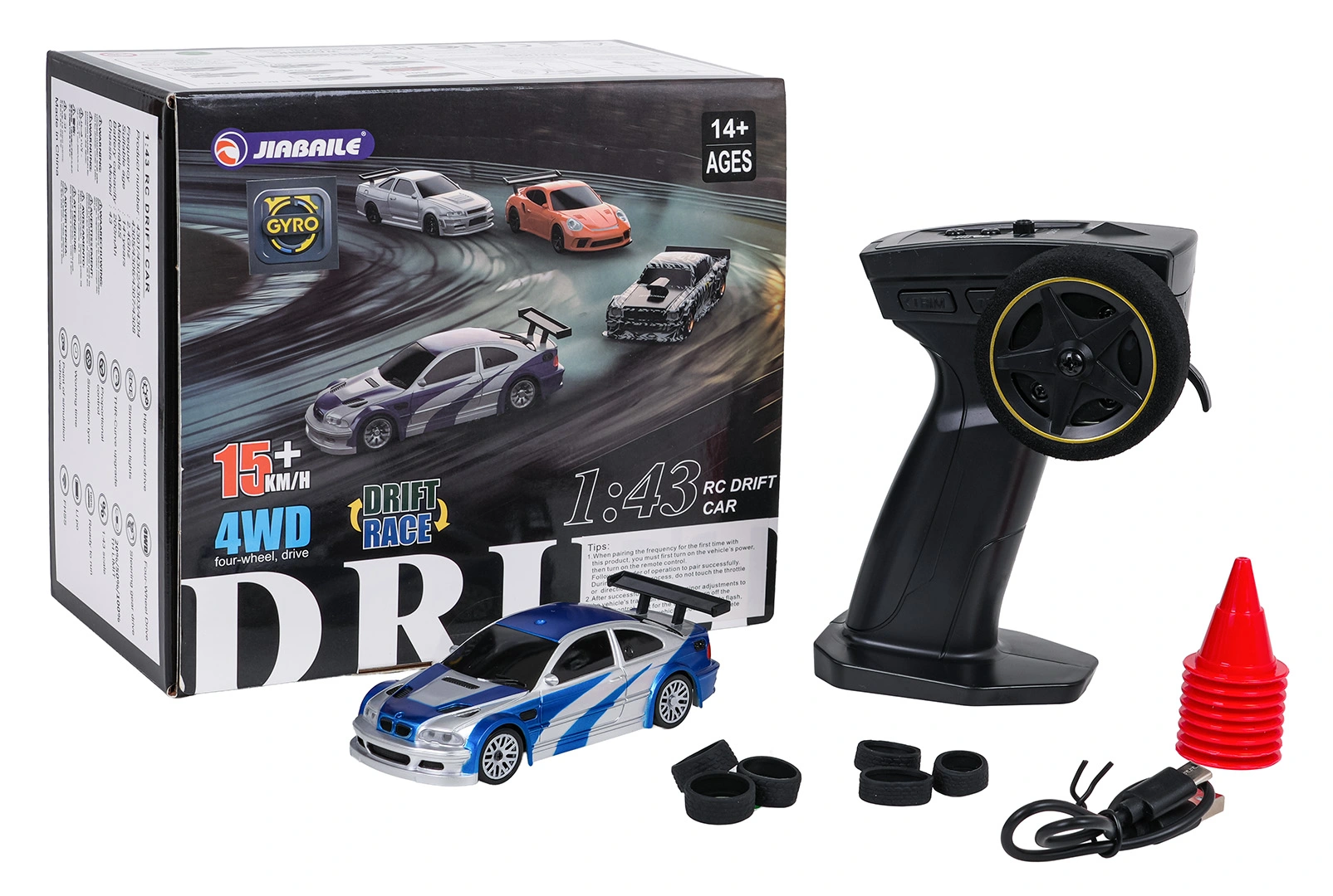 ... R/C Drift Car 1:43 Blue