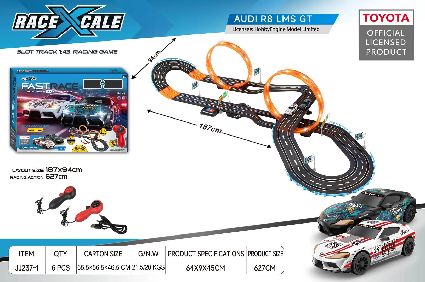 ... R/C TOYOTA Race Track 1:43