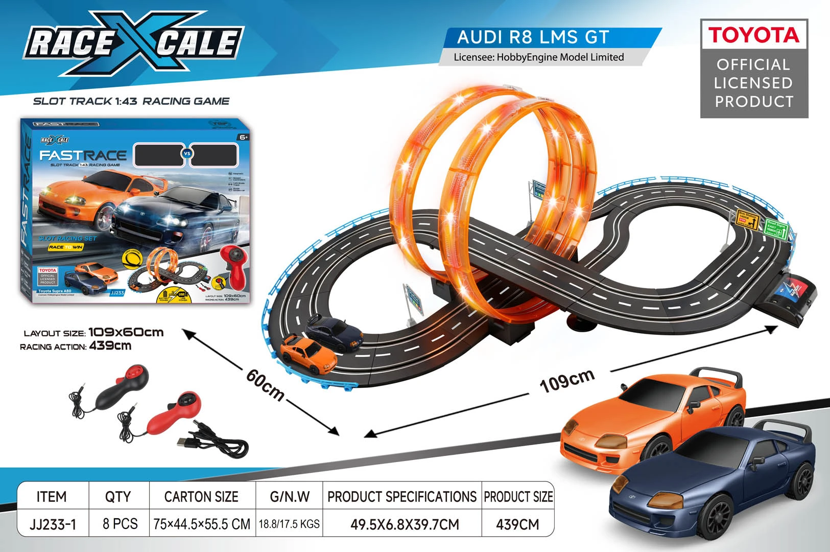 ... R/C TOYOTA Race Track 1:43