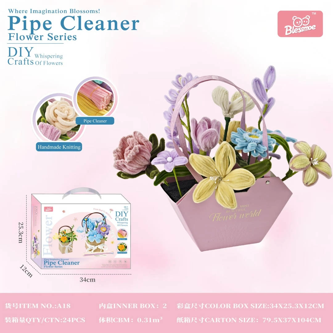 ... Multicoloured DIY Soft Flower Bouquet
