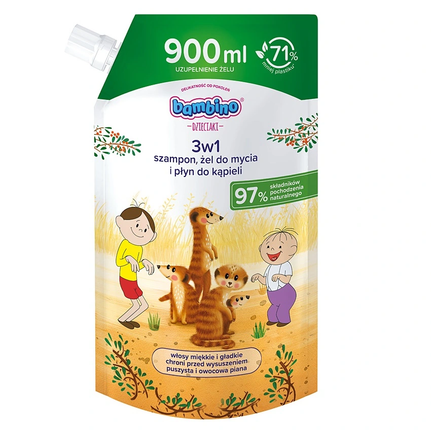 BAMBINO_"Surykatki" bērniem 3-in-1 šampūns un
