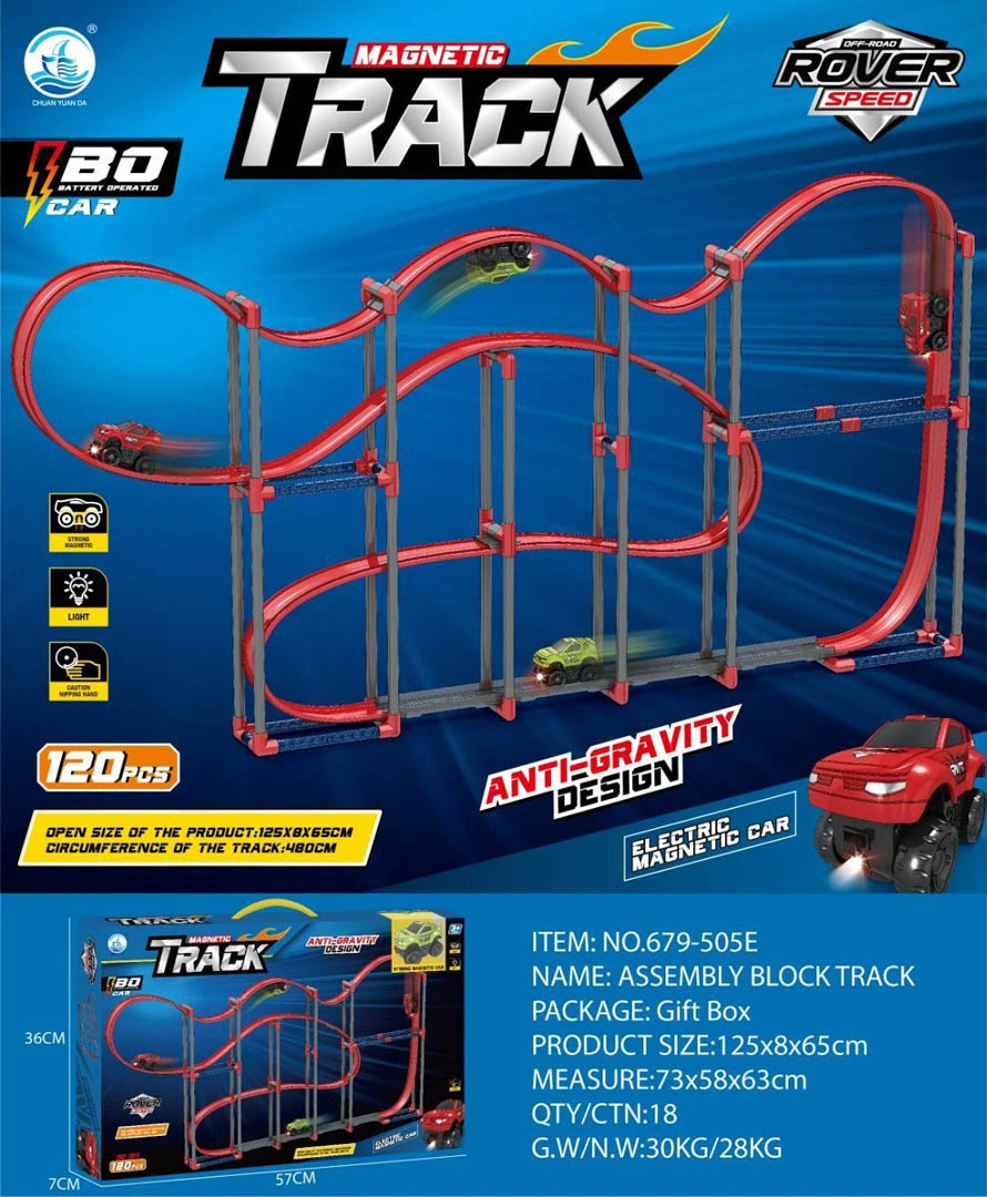 ... MEGA Magnetic car track +