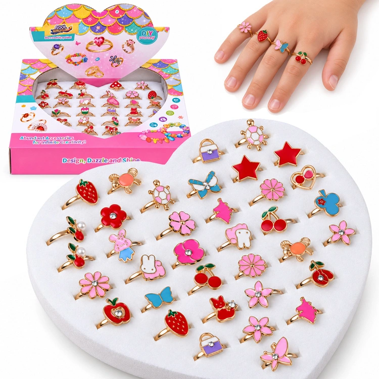 JOKOMISIADA Set of rings for girls