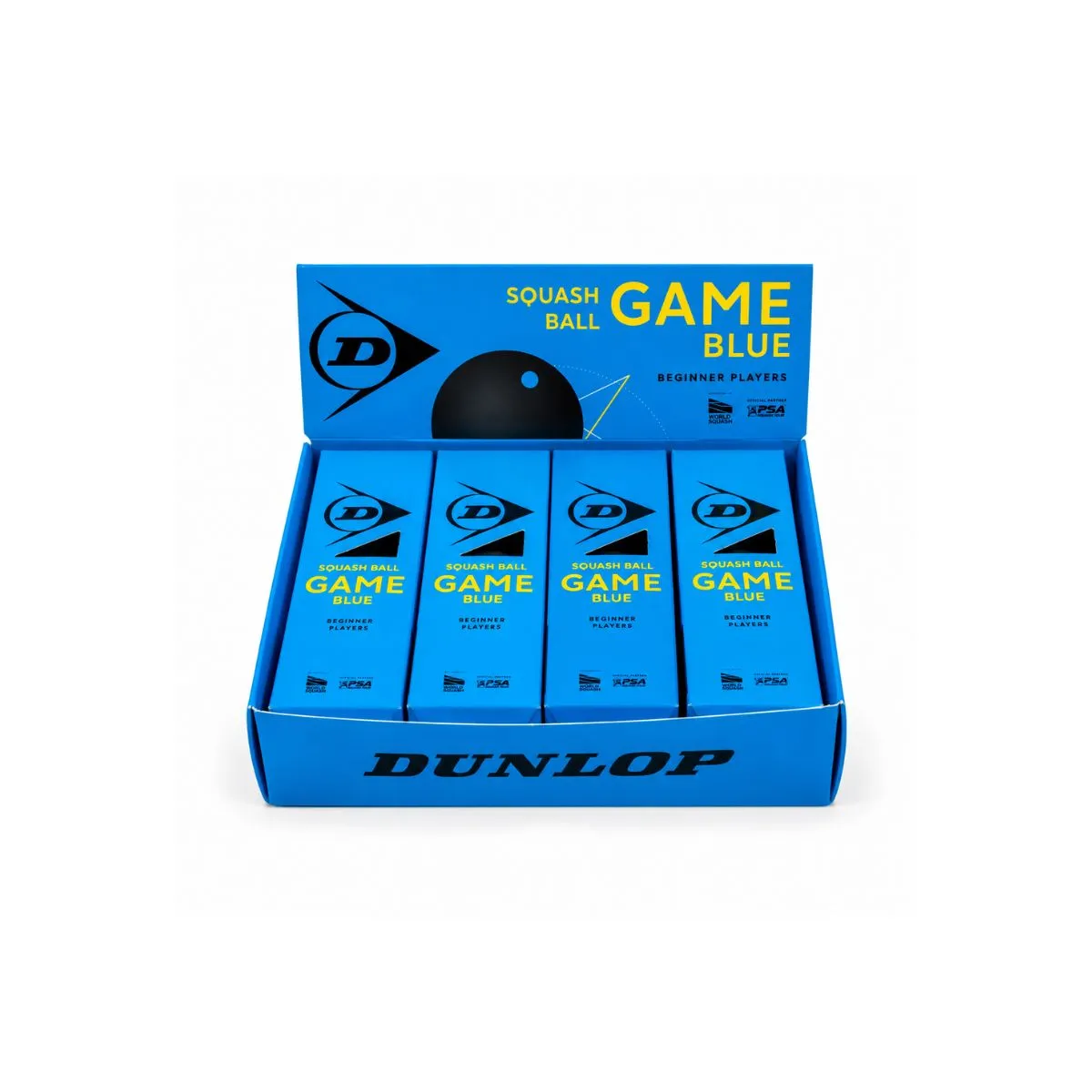 Squash bumbiņa Dunlop GAME Blue 4x3