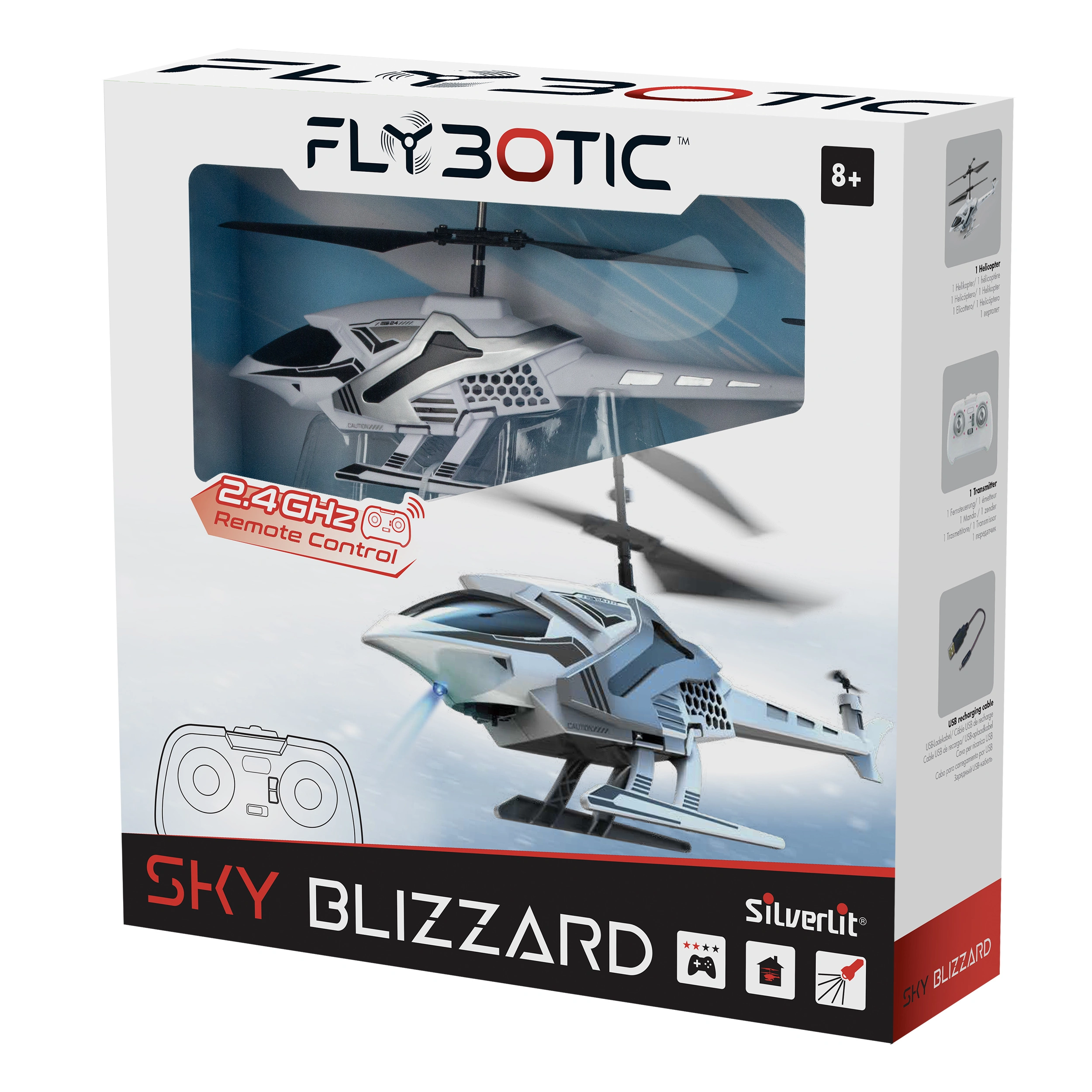 FLYBOTIC Helikopters ar tālvadības pulti Sky