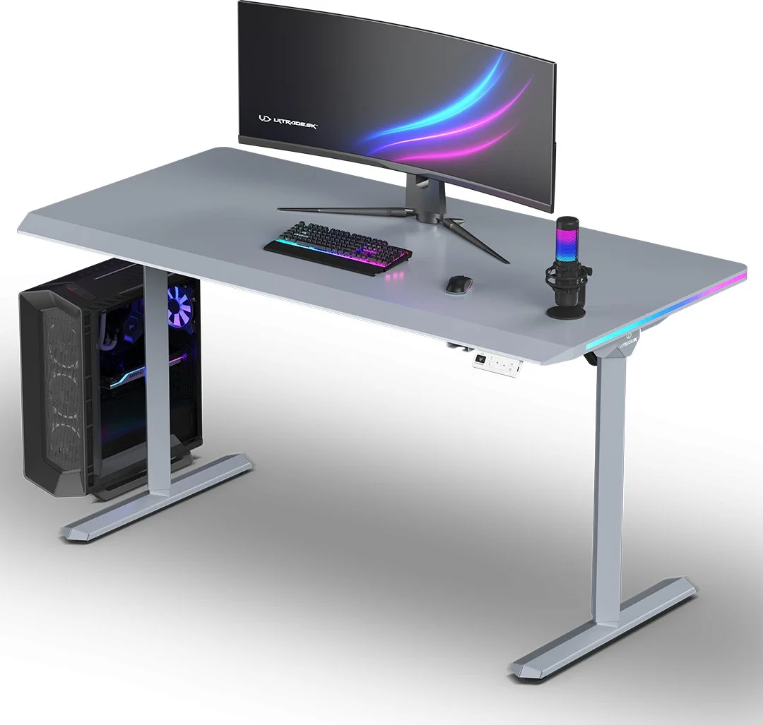 "Ultradesk QUEST" rakstāmgalds, pelēkā krāsā