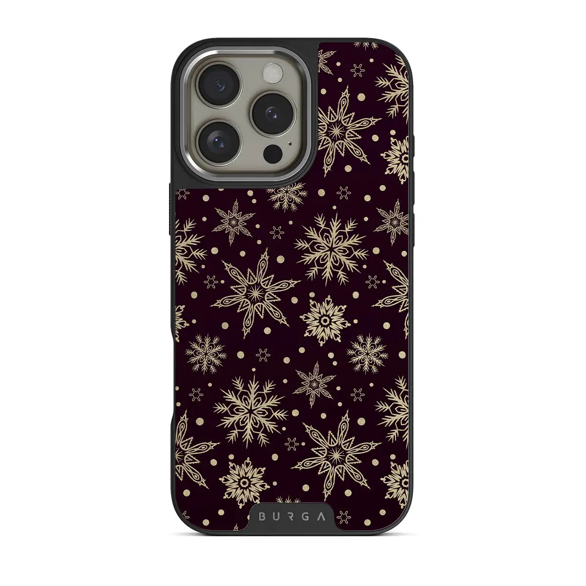 Burga Sleeping Beauty - Snowflakes iPhone