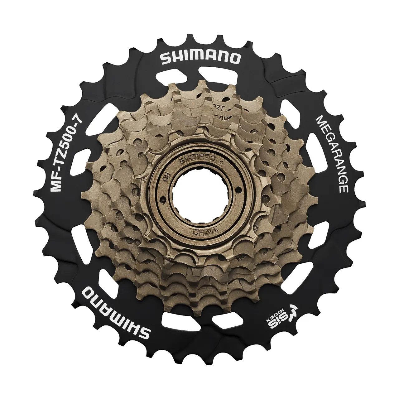 Shimano MF-TZ500 zvaigžņu bloks, 7. pārnesums