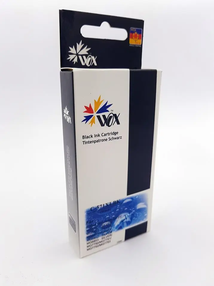 Ink cartridge Wox Black Canon CLI-571BK