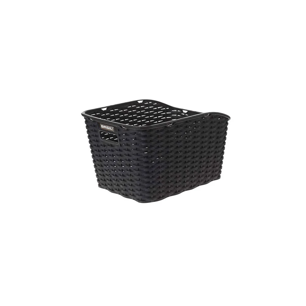 Bagāžnieka grozs BASIL Weave WP, melns