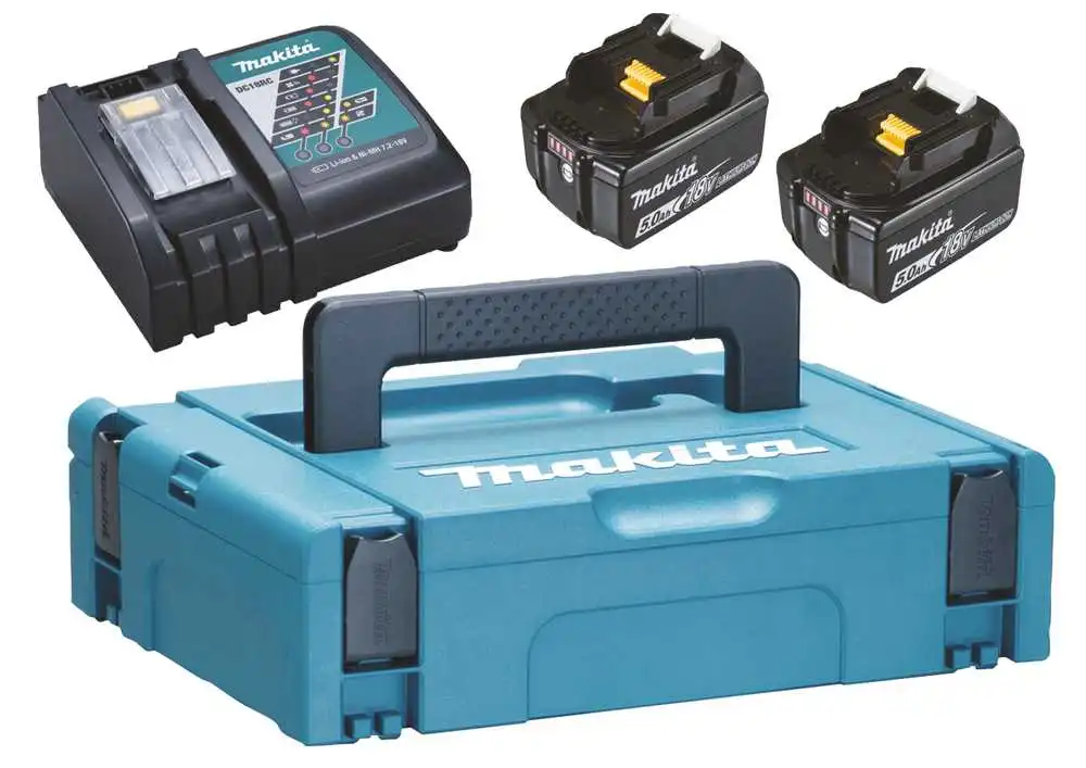 Makita 18 V lādētājs + 2