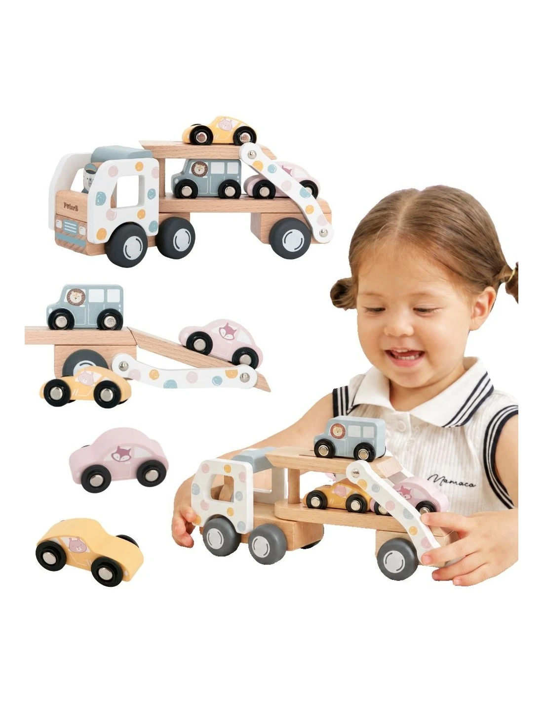 Viga Toys VIGA PolarB Wooden Car