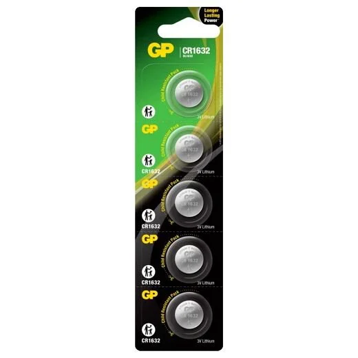 Baterijas – Energizer CR1632, 5 gab