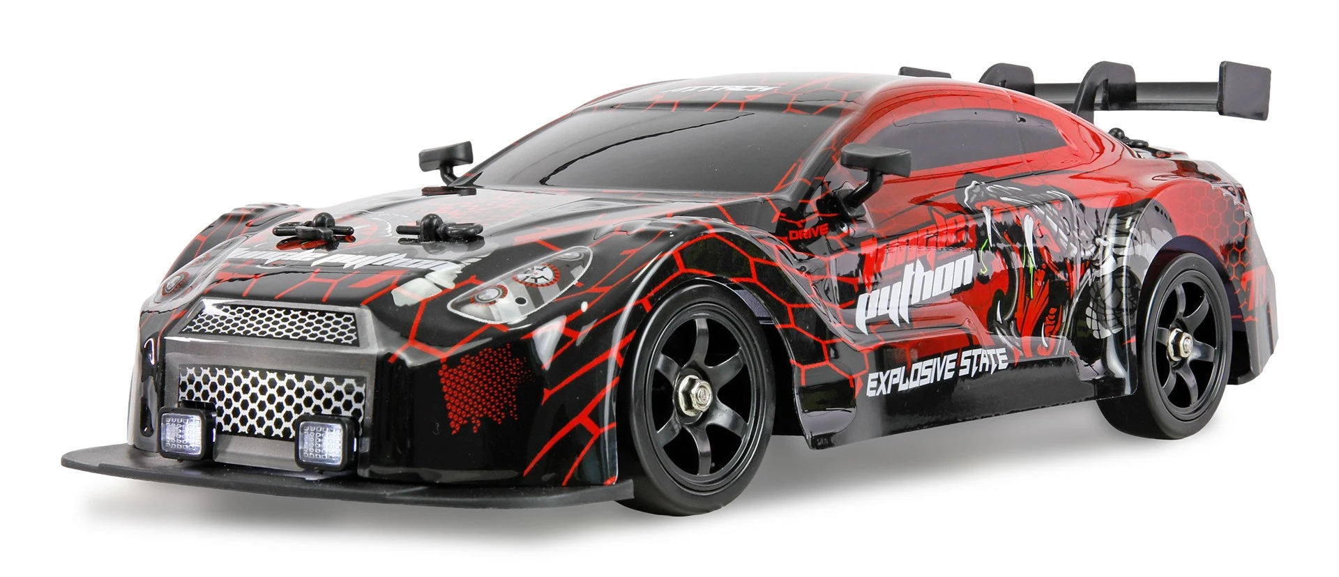 No-Name Amewi RC Drift Sport sarkans/zaļš