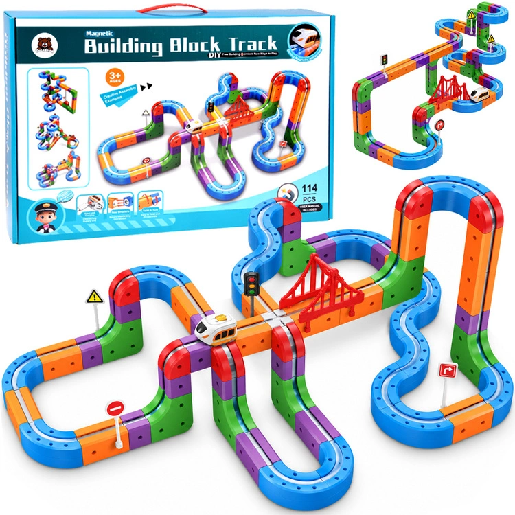 JOKOMISIADA Magnetic Building Blocks: Magnetic Train